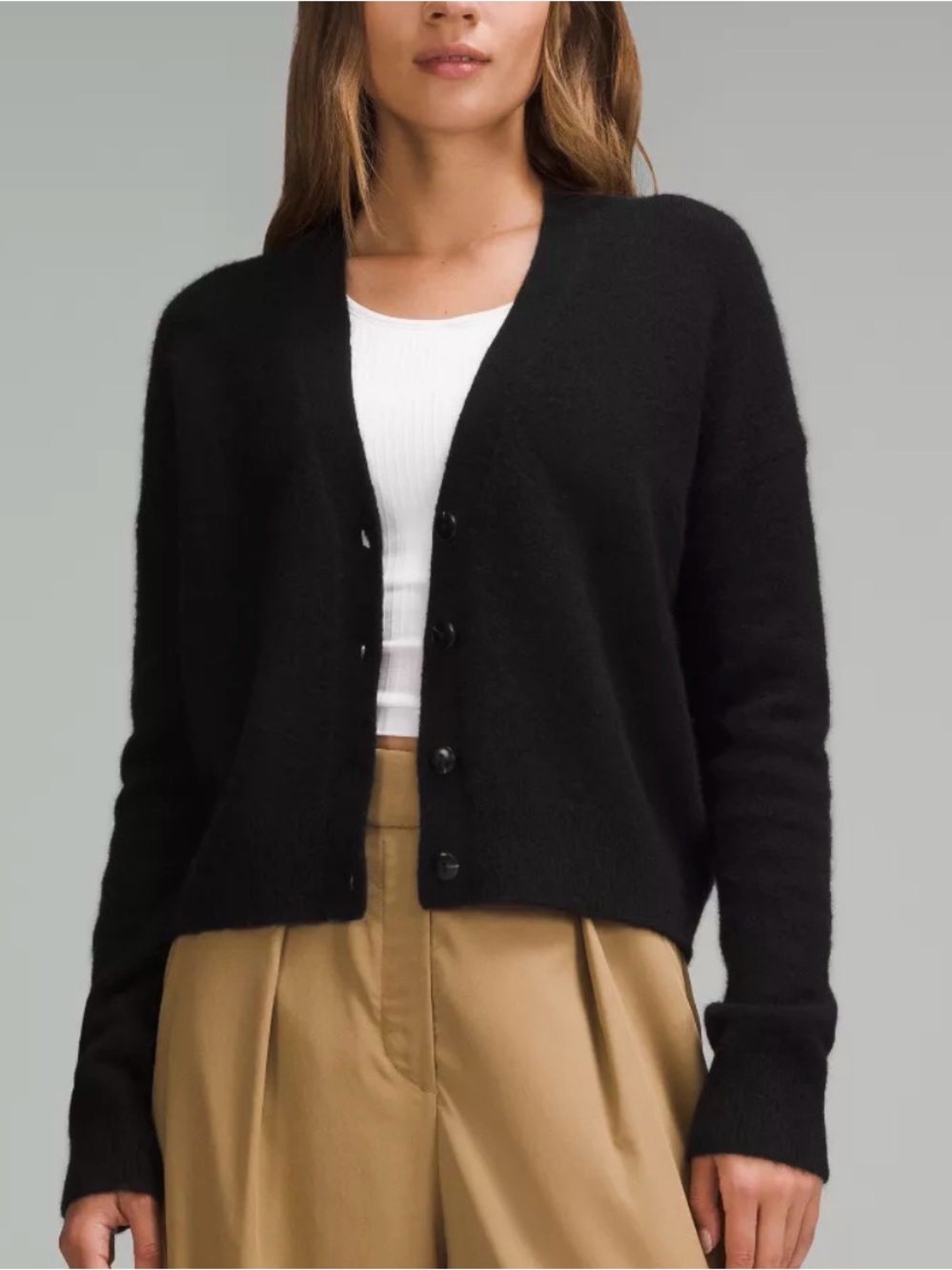 lululemon athletica Women's Alpaca Wool-Blend Cardigan Sweater
